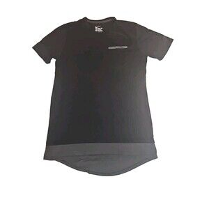 Nike T-Shirt Ladies Medium Grey Tee Athletic Cut Essential Pocket Ladies